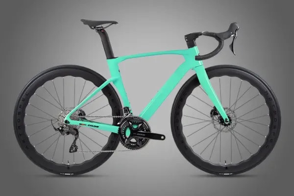 Tifonder Gravel Tifon 3rd Road Bike with SHIMANO 105 2x12S Hydraulic Disc Brakes Carbon Fiber Wheels 1