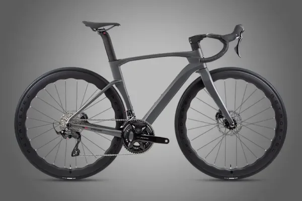 Tifonder Gravel Tifon 3rd Road Bike with SHIMANO 105 2x12S Hydraulic Disc Brakes Carbon Fiber Wheels 4