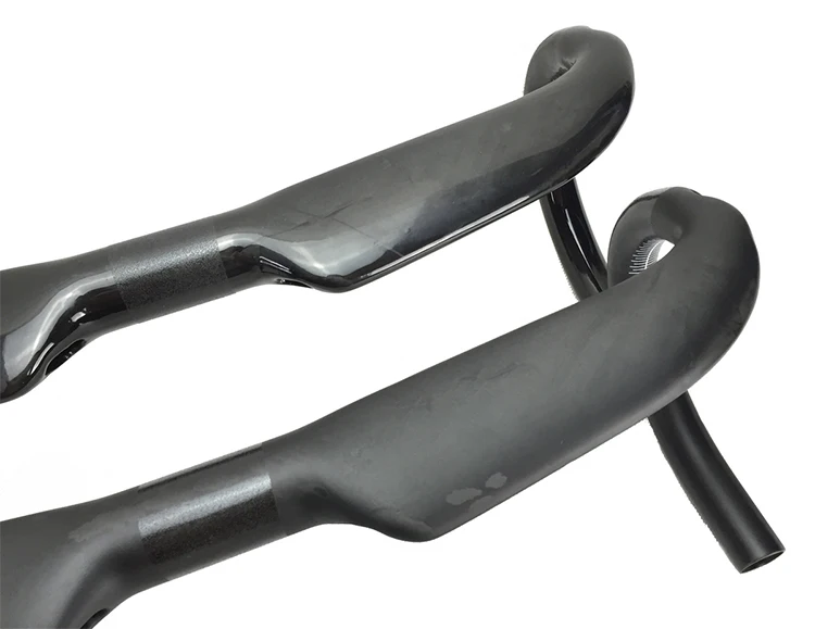 file img 67699750b17cf ZOYOSPORTS Lightweight 400/420/440*31.8mm Black Drop Bar Road Bike Bicycle Carbon Integrated Handlebar
