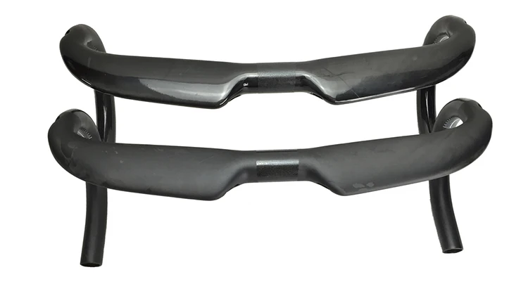 file img 676997527481a ZOYOSPORTS Lightweight 400/420/440*31.8mm Black Drop Bar Road Bike Bicycle Carbon Integrated Handlebar