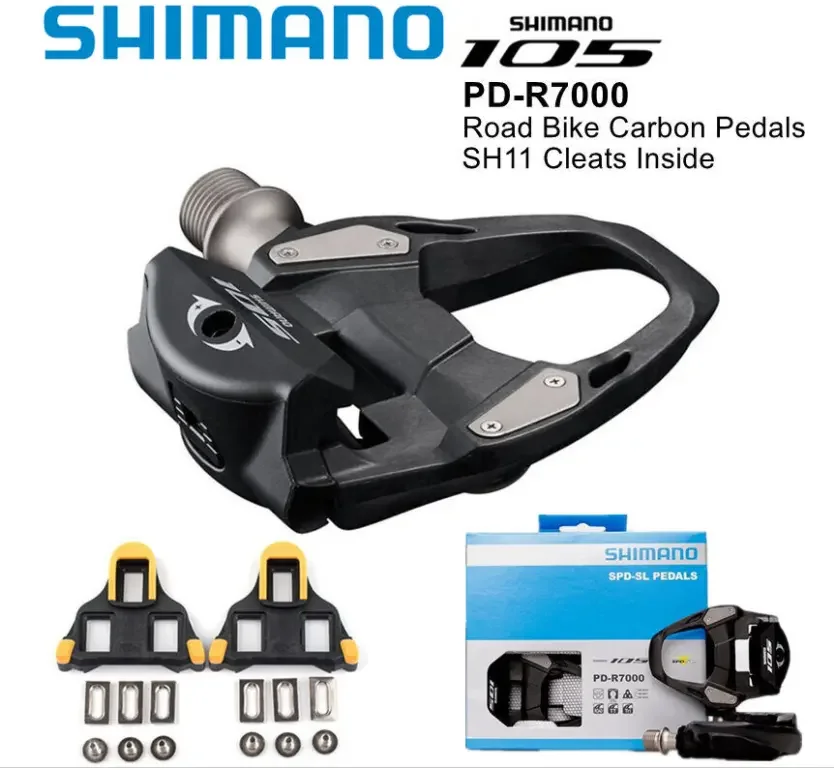 file דוושת shimano 105 r700 פדל pd r7000 אופני כביש נעילה עצמית spd כולל קליטים sh11 cleats 9 דוושת shimano 105 r700 פדל pd r7000 אופני כביש נעילה עצמית spd כולל קליטים sh11 cleats 9