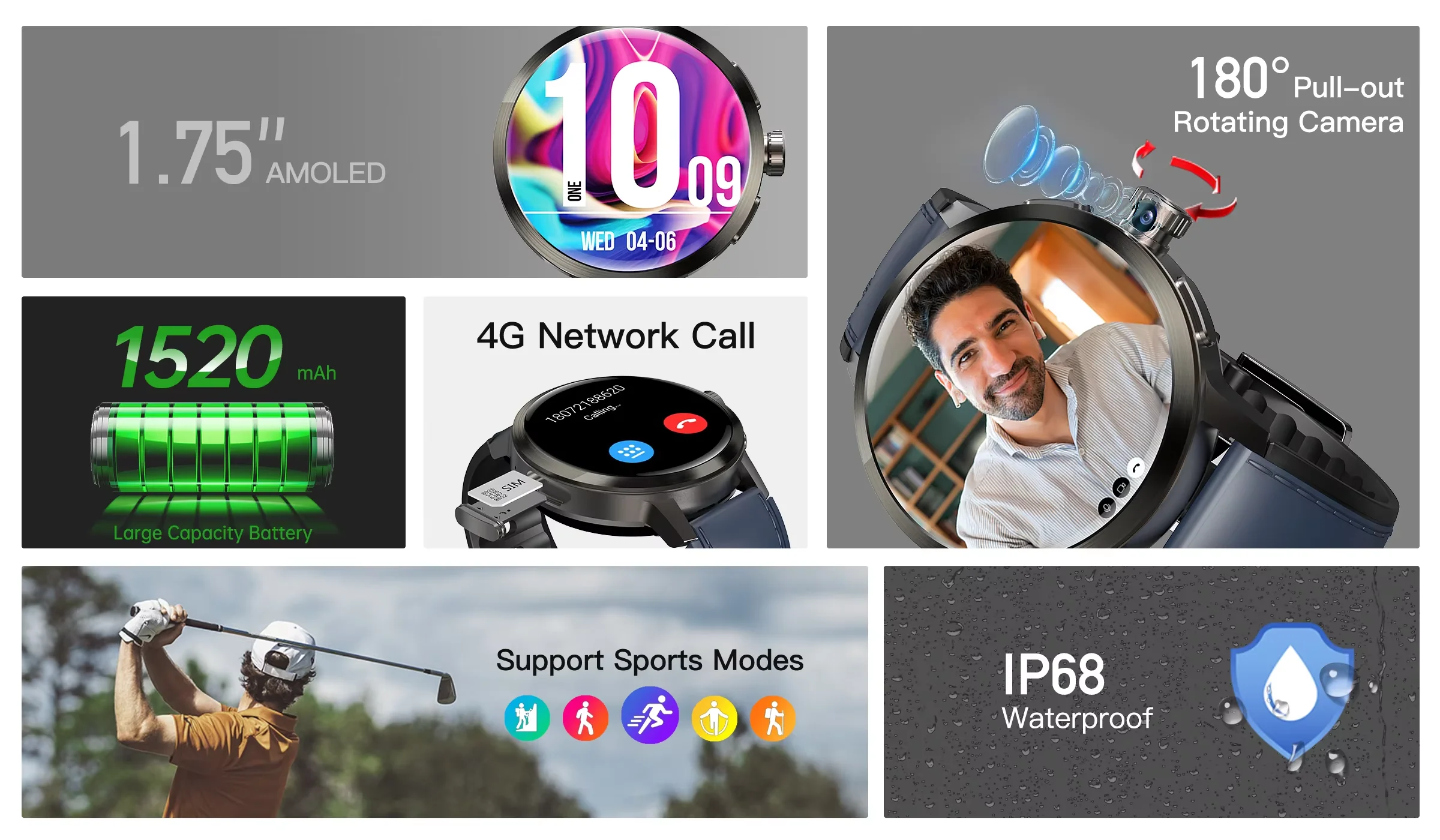 file 13 שעון חכם 4G 1.75 אינץ AMOLED HD מצלמה מסתובבת שיחת וידאו בגרסה גלובלית 2GB16GB מערכת אנדרואיד 5g Smartwatch 13 שעון חכם 4G 1.75 אינץ AMOLED HD מצלמה מסתובבת שיחת וידאו בגרסה גלובלית 2GB16GB מערכת אנדרואיד 5g Smartwatch