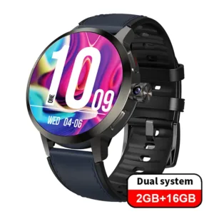 Tifonder שעון חכם 4G 1.75 אינץ AMOLED HD מצלמה מסתובבת שיחת וידאו בגרסה גלובלית 2GB16GB מערכת אנדרואיד 5g Smartwatch 4