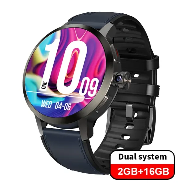 Tifonder שעון חכם 4G 1.75 אינץ AMOLED HD מצלמה מסתובבת שיחת וידאו בגרסה גלובלית 2GB16GB מערכת אנדרואיד 5g Smartwatch 4