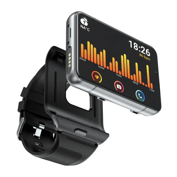 Tifonder שעון חכם S999 אנדרואיד 9.0 עם מסך 2.88 אינץ 4G כרטיס SIM 4GB RAM 64GB ROM WiFi ושיחות וידאו 5