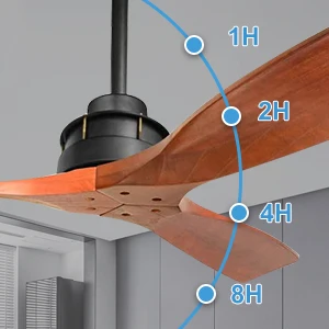 60 Inch DC Motor Ceiling Fan with 3 ABS blades remote control led light Indoor Ceiling Fans